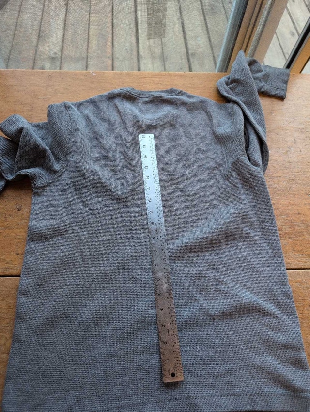 Eddie Bauer Mens Thermal Shirt - Grey, Small - photo 4