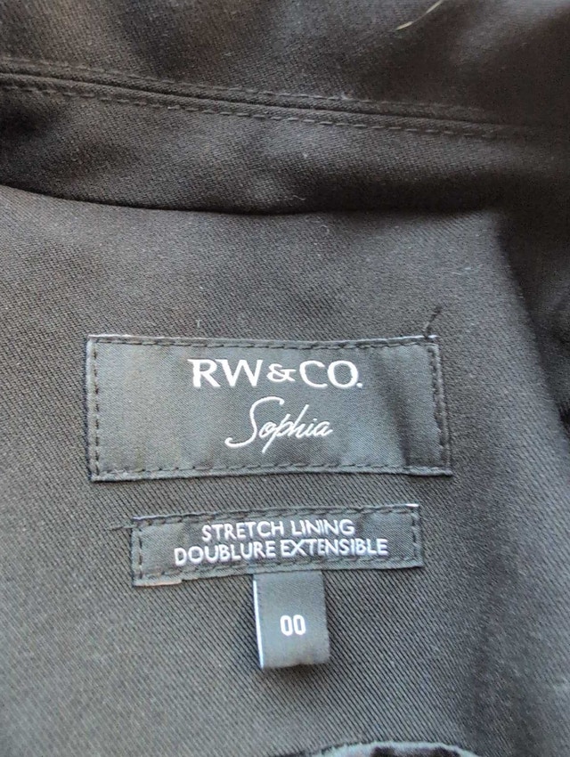RW&CO Blazer Black Size 00 - photo 2