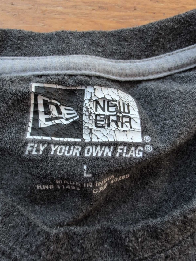 New Era Blue Jays Shirt Mens Large Grey - photo 2