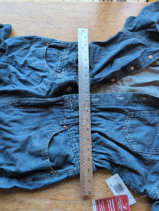 Levi Strauss Denim Jumpsuit Womans Medium - photo 2