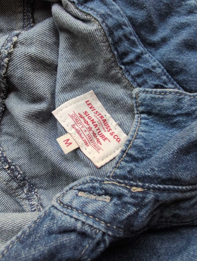 Levi Strauss Denim Jumpsuit Womans Medium - photo 4