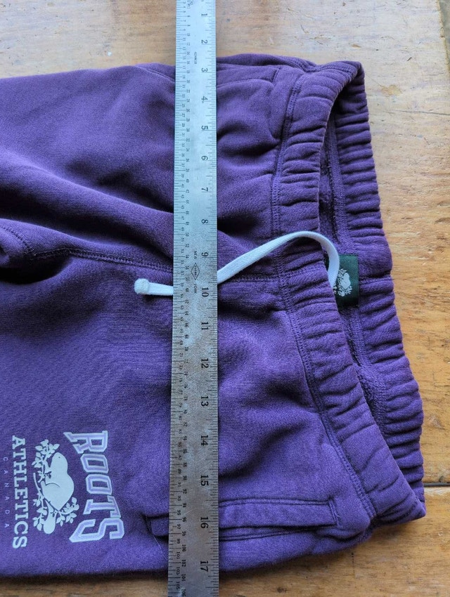 Roots Sweatpants purple womans small - photo 2
