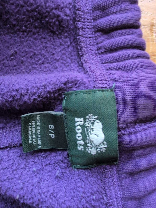 Roots Sweatpants purple womans small - photo 3