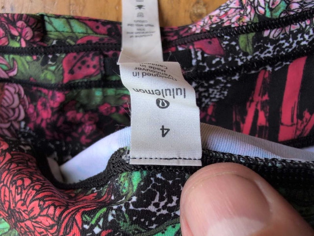 Lululemon Leggings Floral Size 4 - photo 3