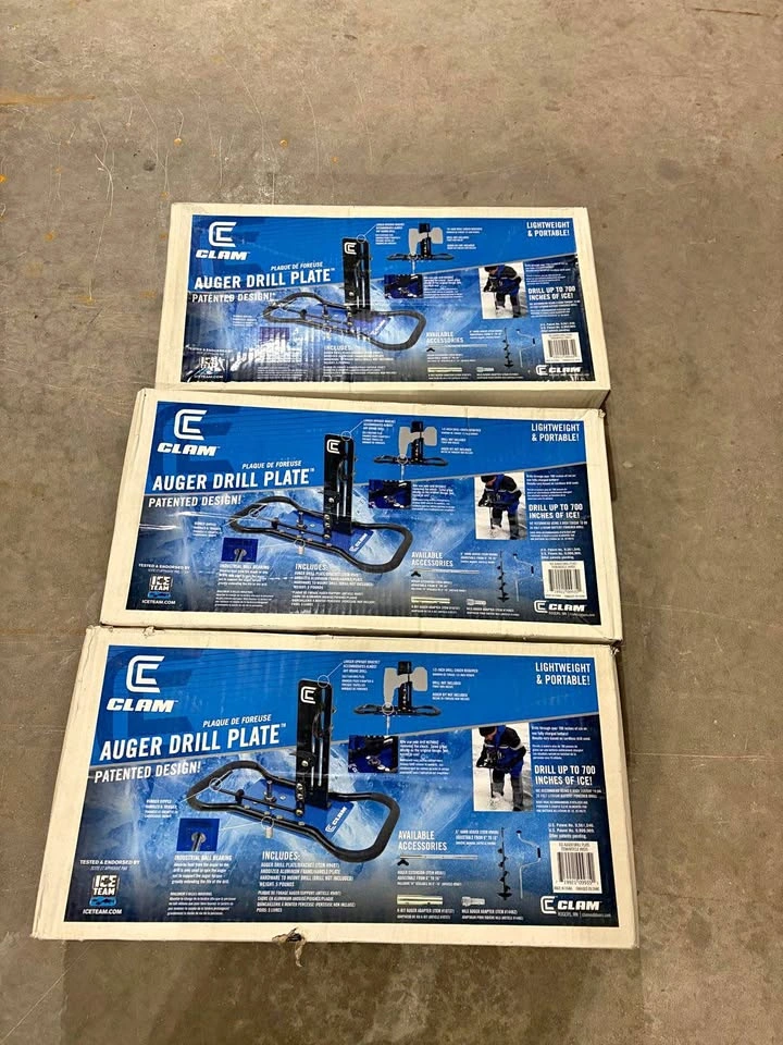 Fishing Auger Plate