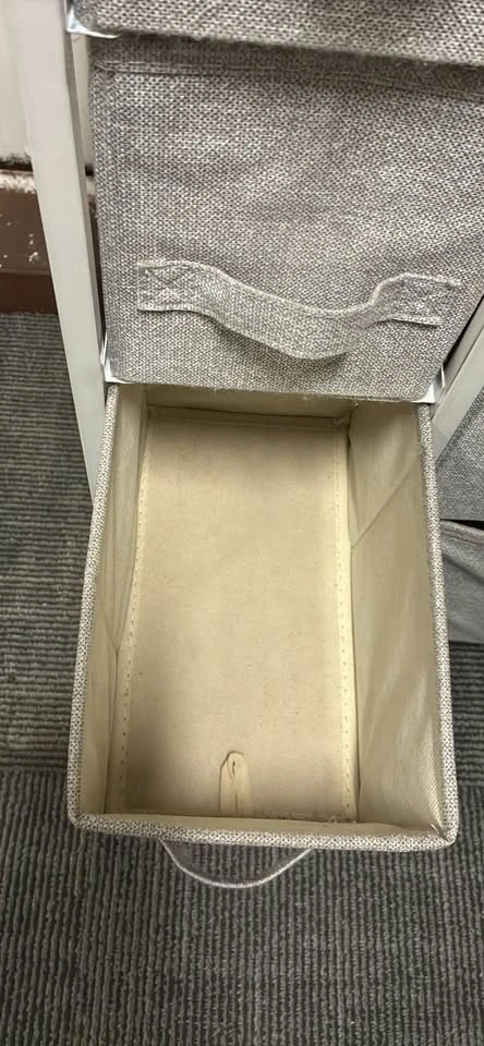 Gray Fabric Drawers - 6 Drawer Storage Unit - photo 3