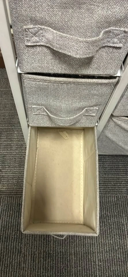 Gray Fabric Drawers - 6 Drawer Storage Unit - photo 4