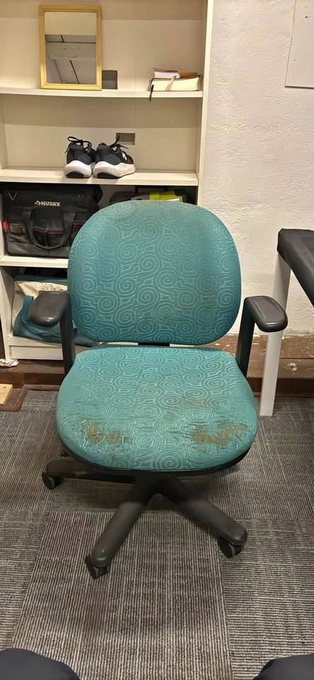 Teal Swivel Office Chair