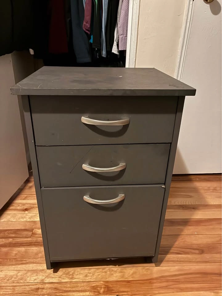Night Stand with Wheels