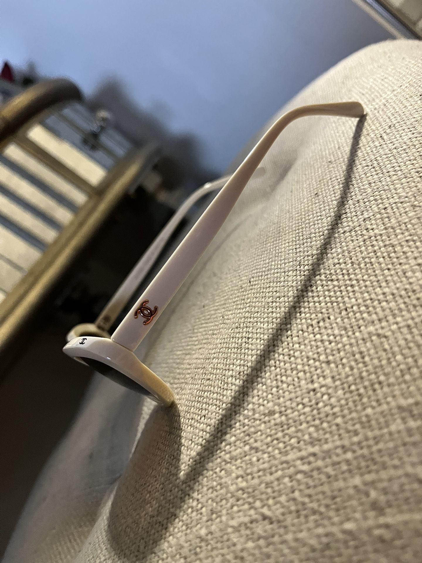 Chanel White Cream Off White Sunglasses - photo 5