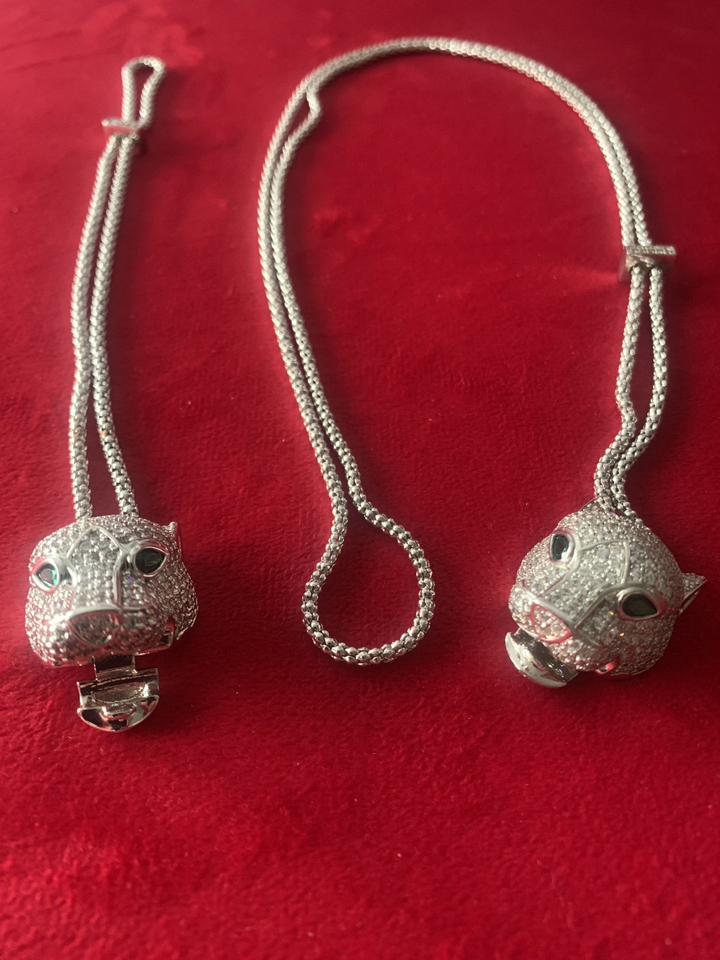 Like Cartier Panthere Panther Necklace Bracelet - photo 3