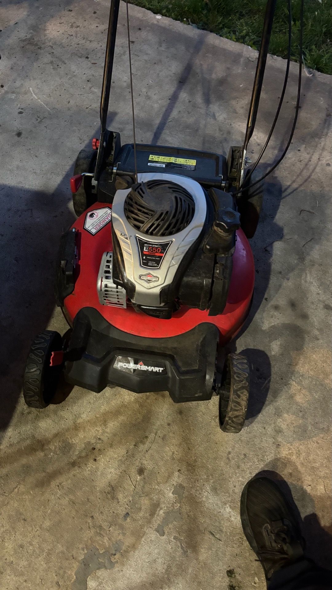 Power Smart Lawn Mower with Bag