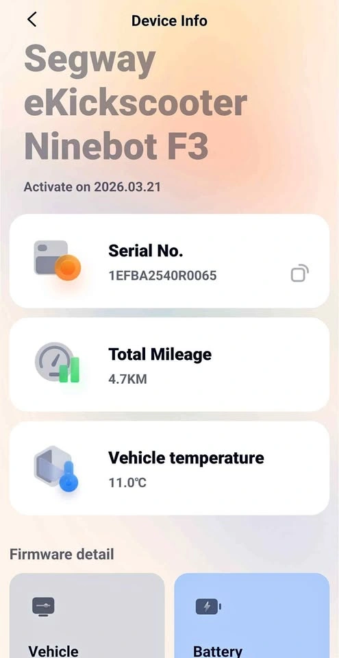 SEGWAY NINEBOT F3