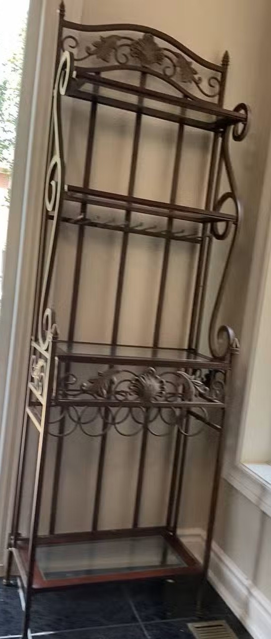 Vintage Display & Wine Storage Cabinet