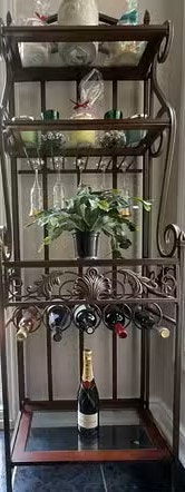 Vintage Display & Wine Storage Cabinet - photo 2