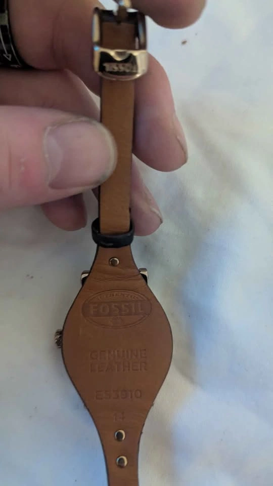 FOSSIL Brown Leather Strap Woman's Watch ES3910-14 - photo 3
