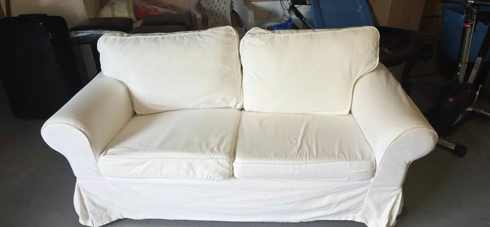 Ikea white 2 Seater Sofa - photo 2