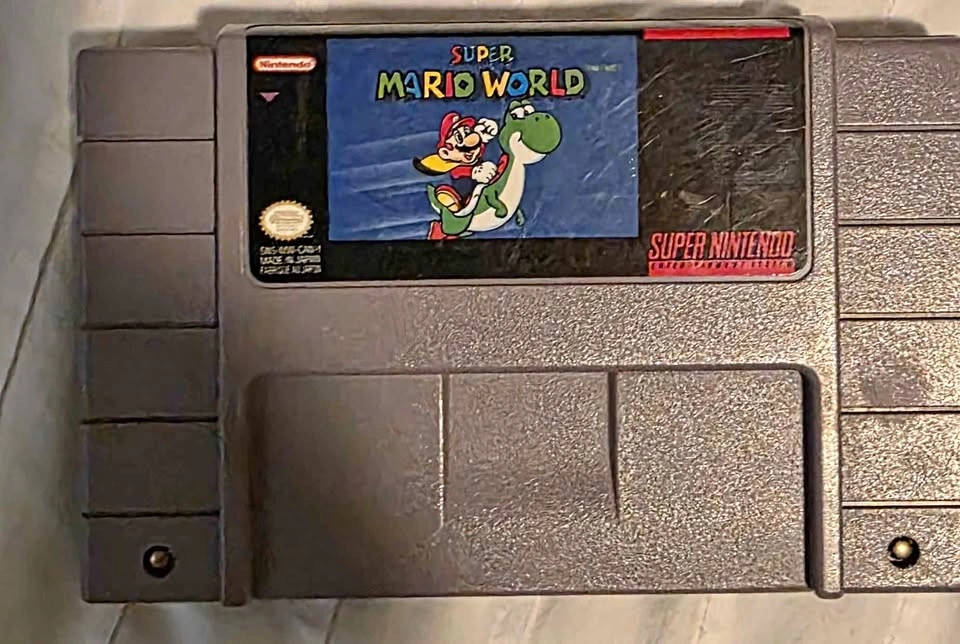 Super Mario World Cartridge - Super Nintendo