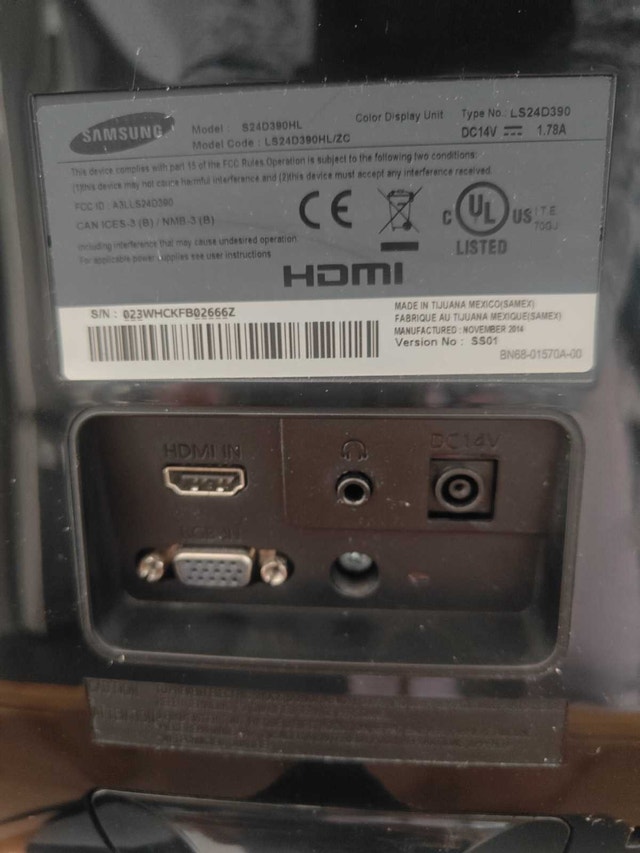 Samsung 24" PLS Monitor S24D390HL - photo 5