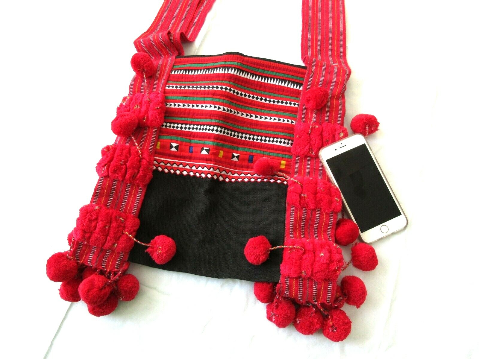 Bohemian Canvas Crossbody Sling Bag