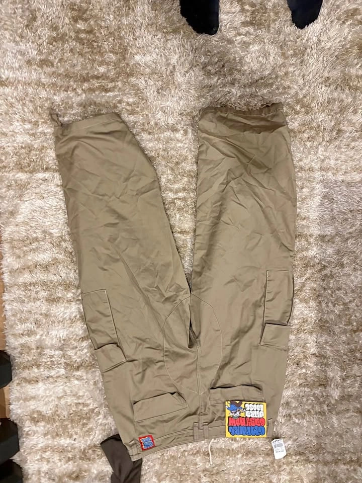 Beige Baggy Empyre Cargo Pants - Size 34