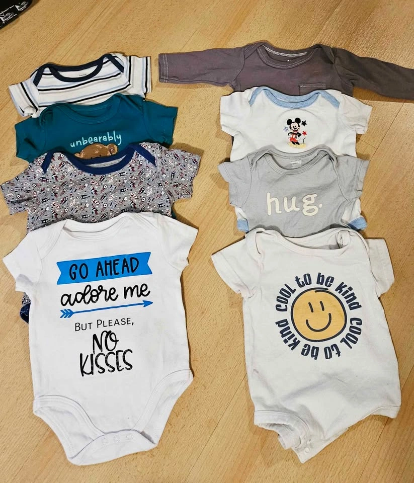 0-3 Months Baby Boy Clothes - 47 Pieces - photo 3
