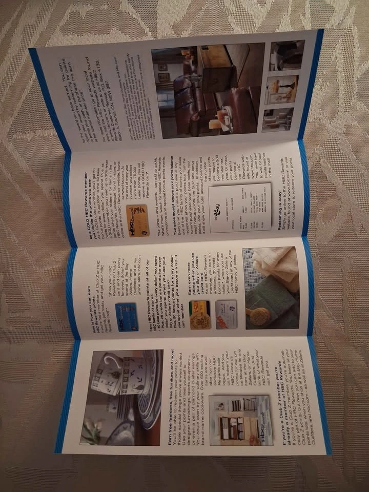 Vintage 2001 HBC Rewards Launch Brochure - photo 2