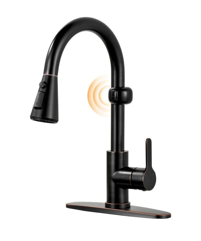 Touchless Kitchen Faucet w/ Motion Sensor - Oil Rubbed Bronze