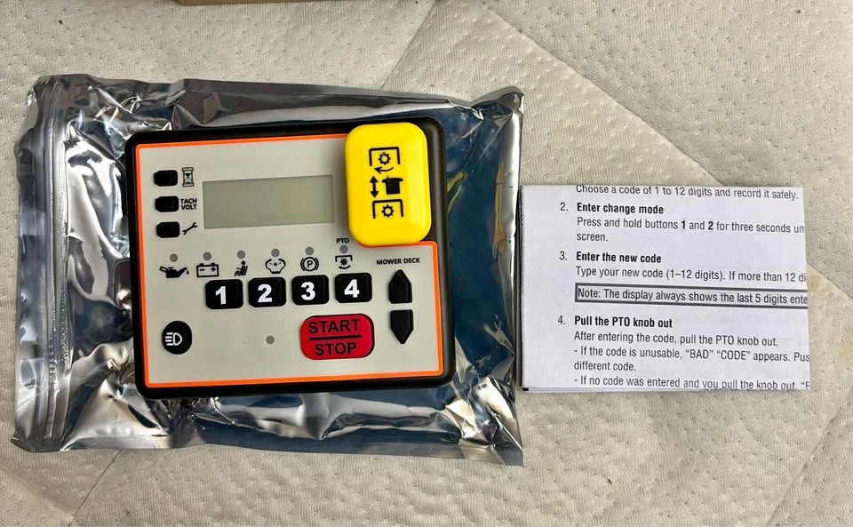 Spartan Mowers Control Panel (CARB & EFI)