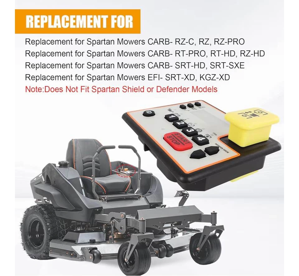 Spartan Mowers Control Panel (CARB & EFI) - photo 4