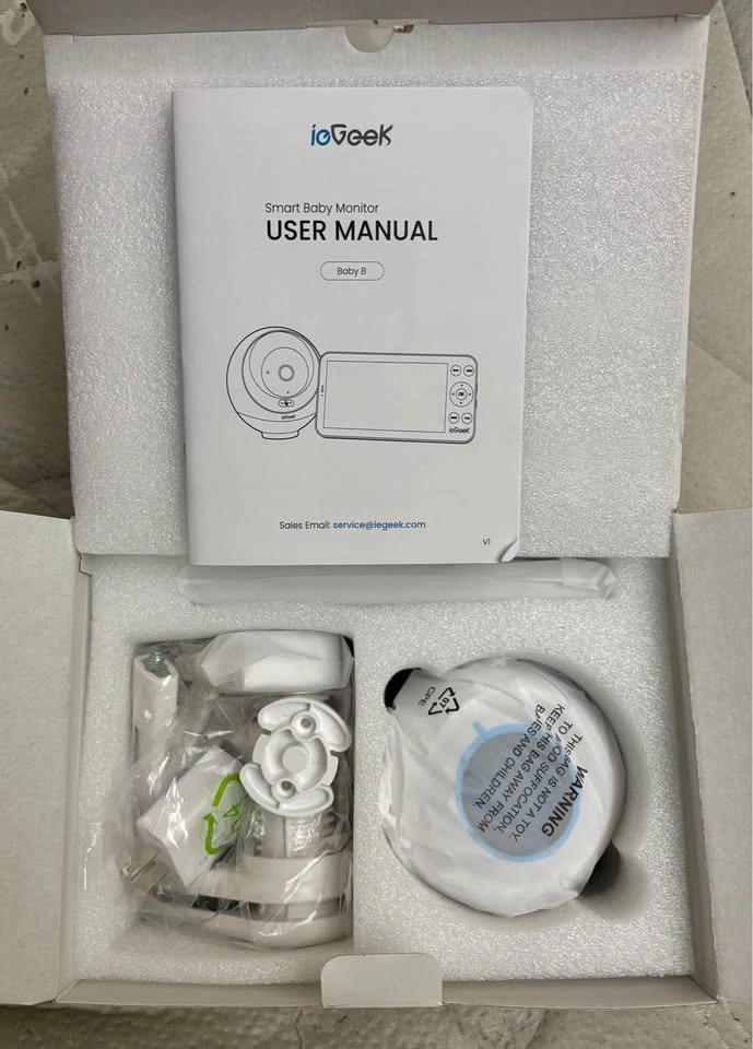 ieGeek 2.5K Smart Baby Monitor w/ Heart Rate & Sleep Tracking - photo 2