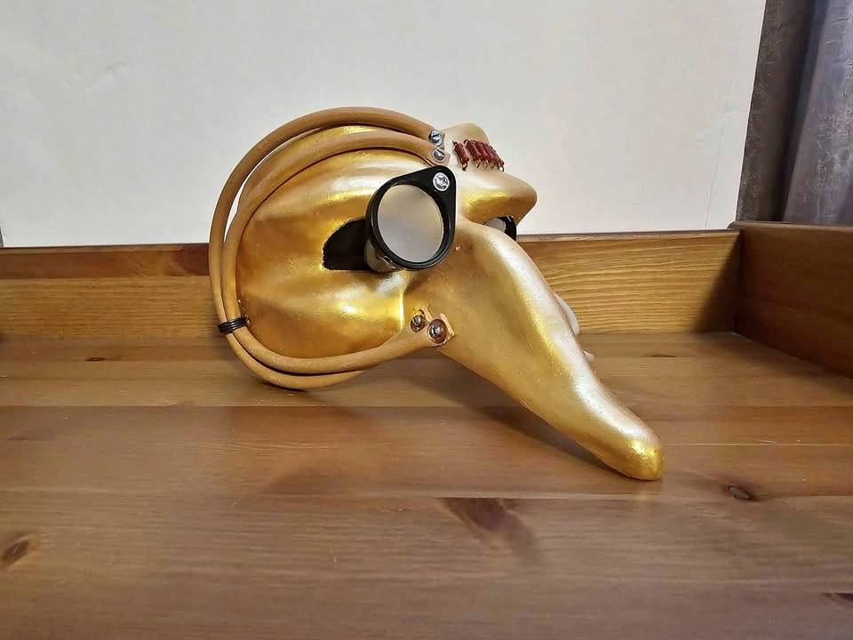 Hand decorated mask