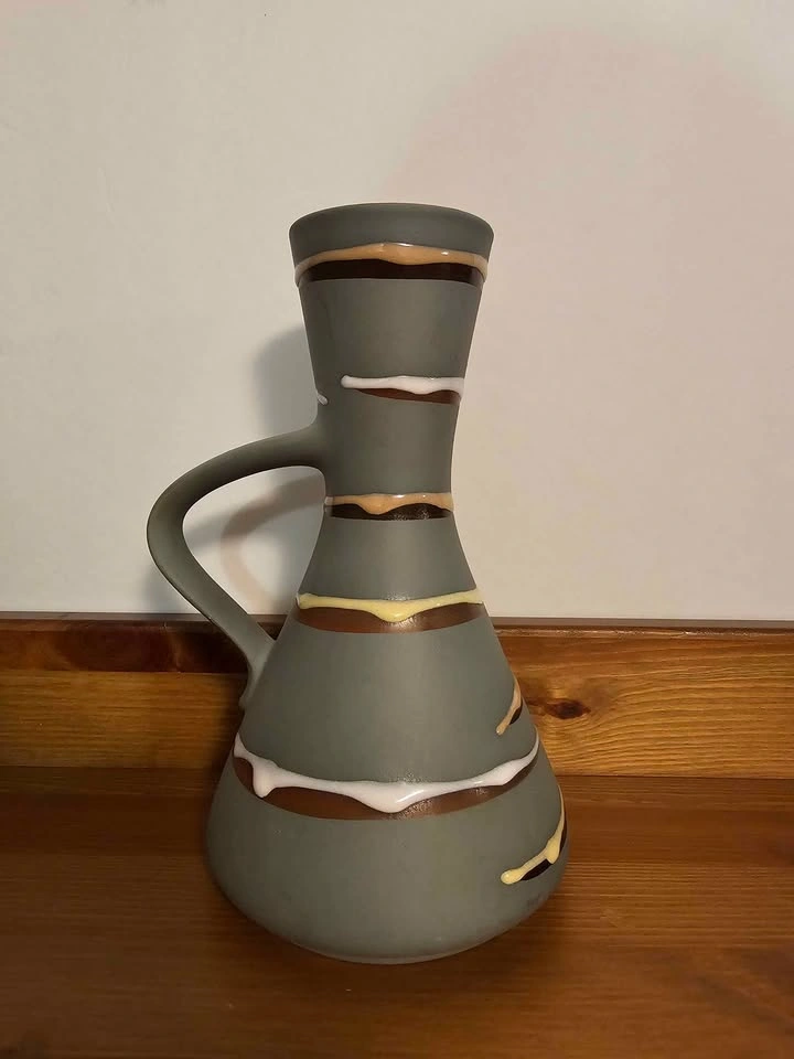MCM West German Hohr Pottery Vase - photo 2