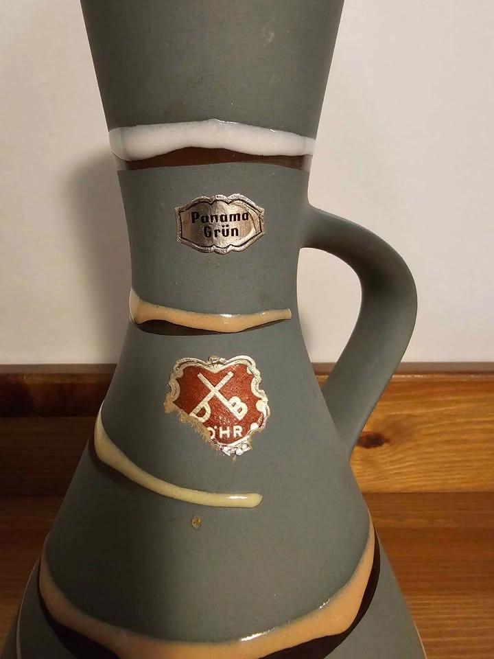 MCM West German Hohr Pottery Vase - photo 3