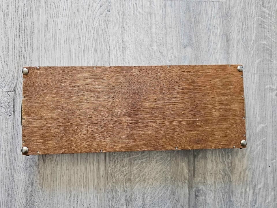 Vintage hand painted tray - photo 5