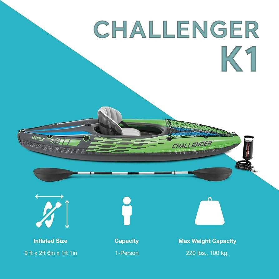 Intex Challenger K1 Inflatable Kayak - photo 4