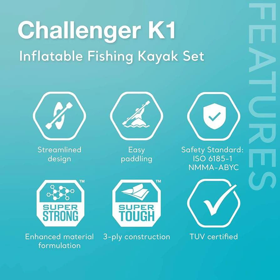 Intex Challenger K1 Inflatable Kayak - photo 5