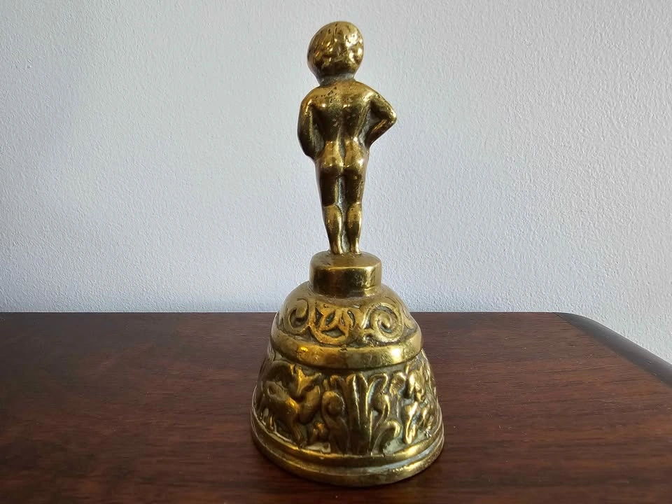 Vintage solid brass bell - photo 3