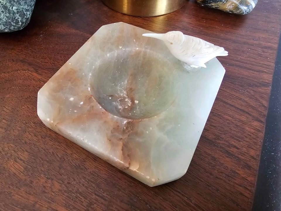 Vintage alabaster dish - photo 2