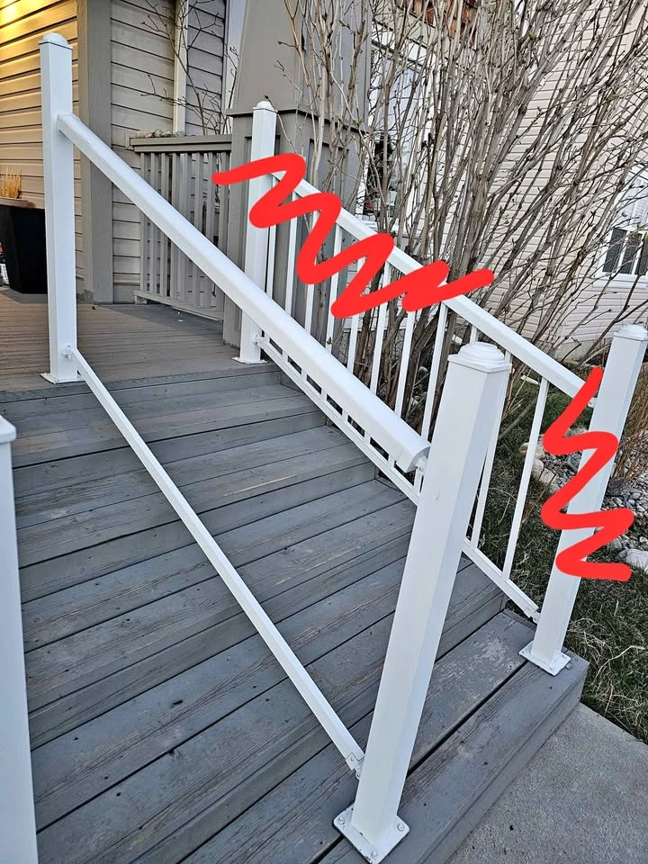 Peak RailBlazers Aluminum Deck Railing Stair Kit - 6 ft (No Pick