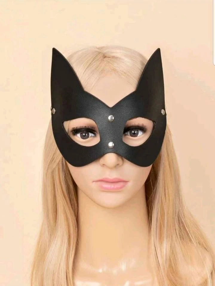 Batwoman PU Leather Mask * Cat * Costume * Cosplay