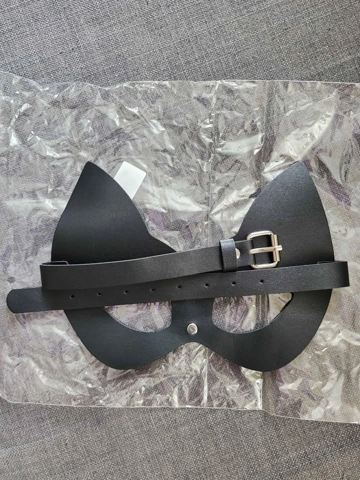 Batwoman PU Leather Mask * Cat * Costume * Cosplay - photo 3
