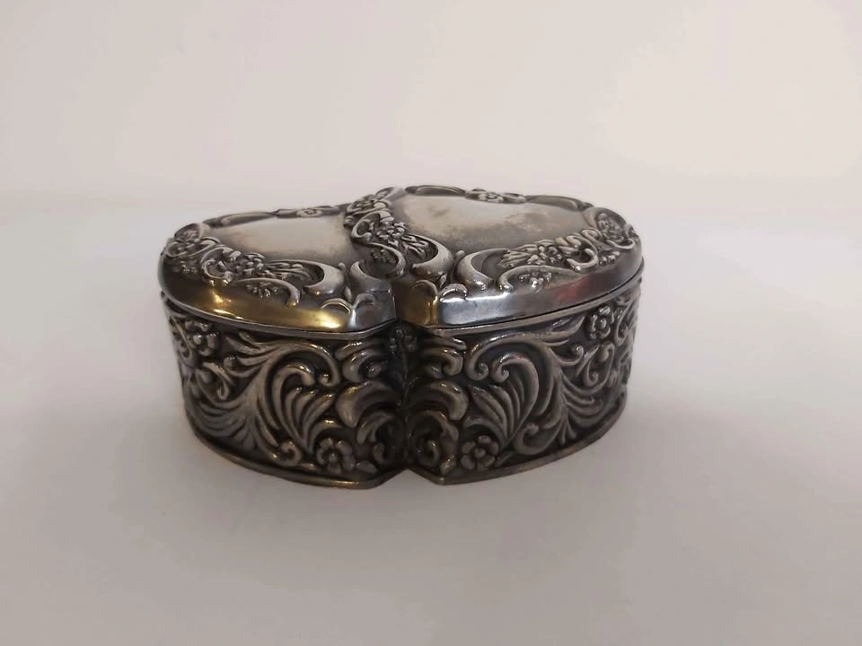 Silver plated jewelry box - photo 3