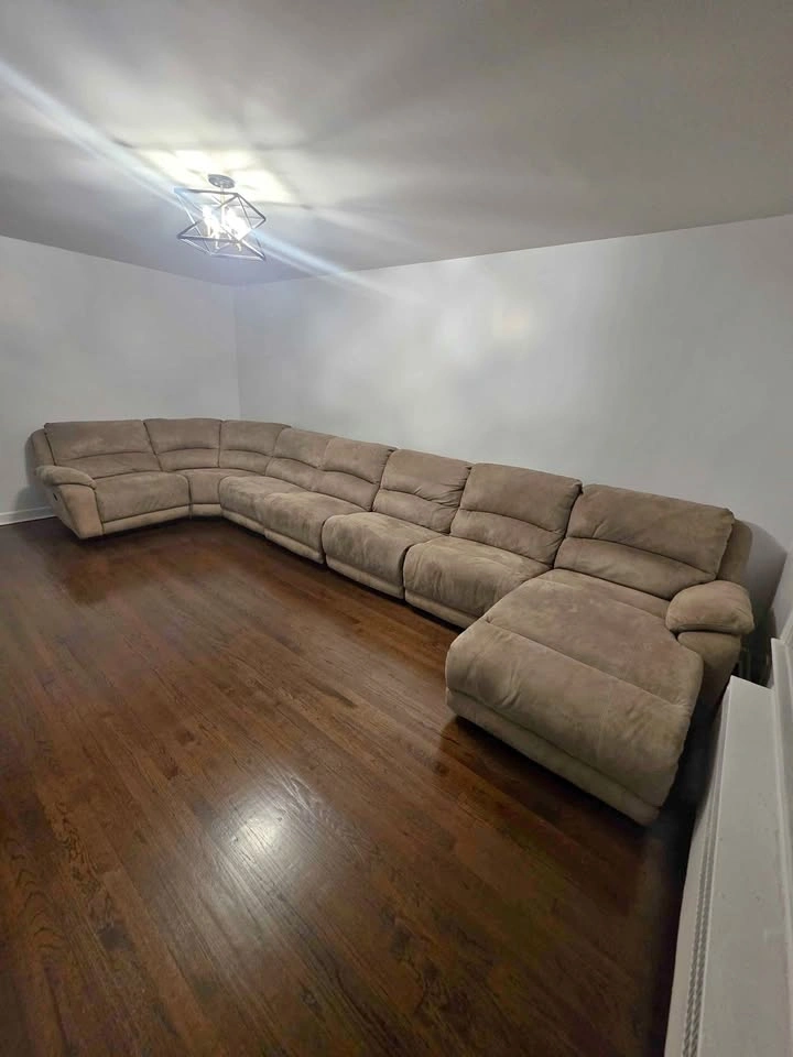 7 Piece Modular Reclining Sectional Sofa with Chaise
