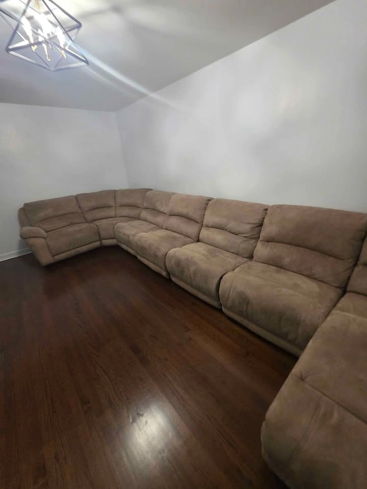 7 Piece Modular Reclining Sectional Sofa with Chaise - photo 5