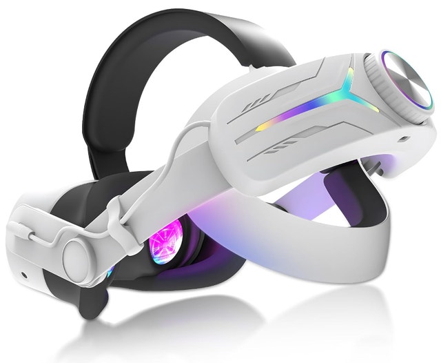 Meta Quest 3/3S Battery Head Strap – 12000mAh RGB - photo 2