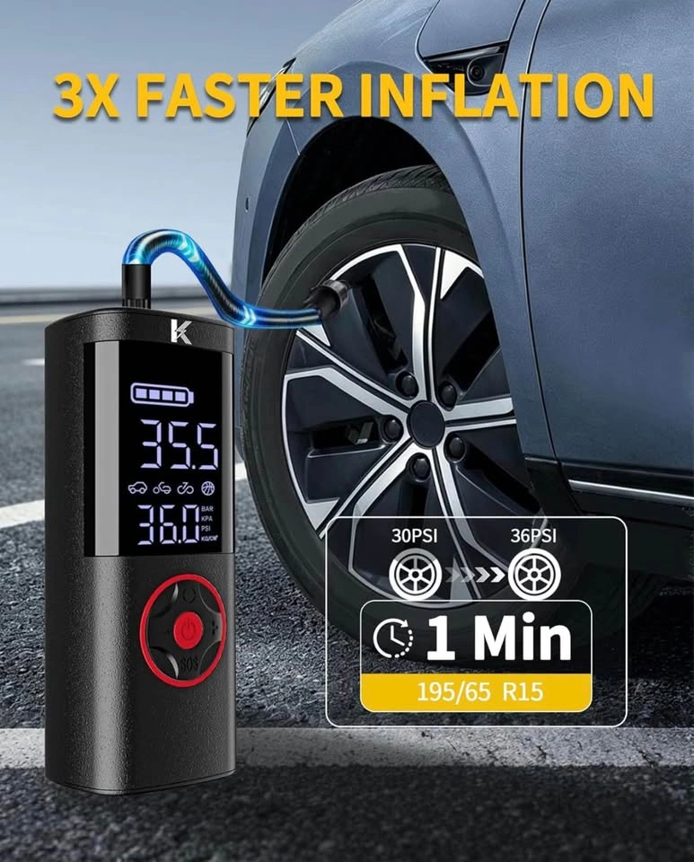 (New) 150 PSI Tire Inflator Portable Air Compressor - photo 2
