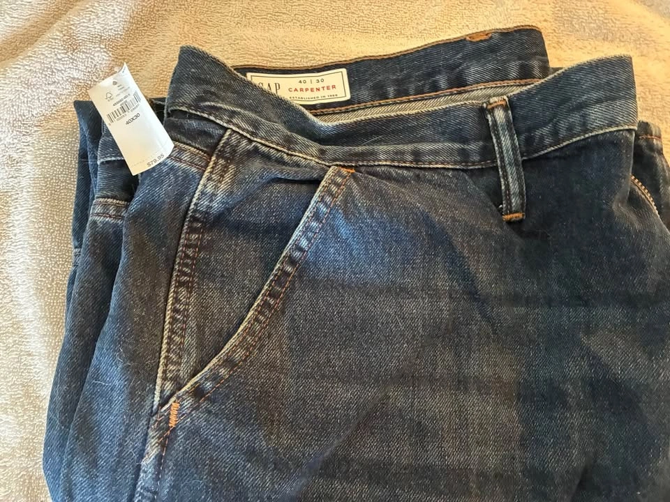 Men's GAP Carpenter Jeans 40x30 - Brand New with Tags - photo 4