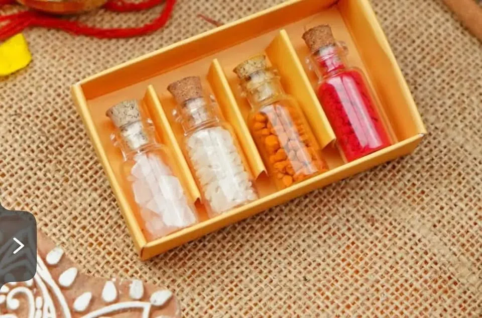 Diwali special - Roli Chawal kumkum Set thumbnail