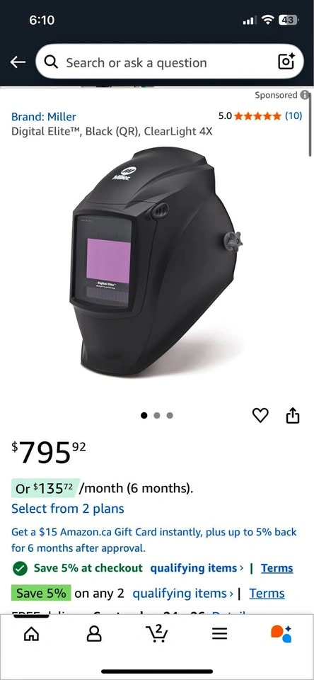Miller Digital Elite Welding Helmet